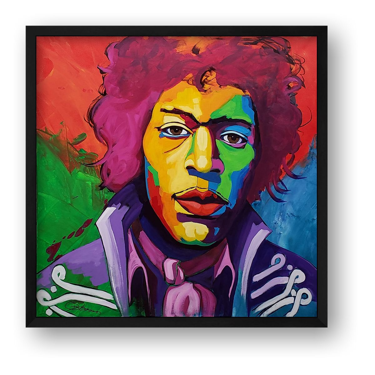 Power of Love (Jimi Hendrix) — framed